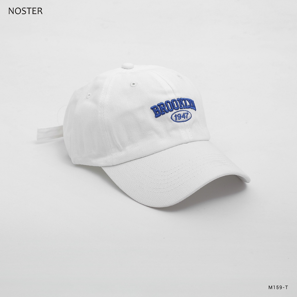 Mũ lưỡi chai, mũ cáp, hoạ tiết chữ thêu Brooklyn - NOSTER M159
