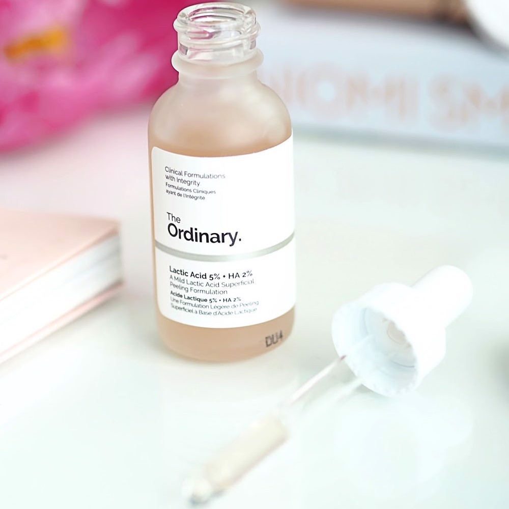 (Hàng Auth,có bill) Serum AHA tẩy da chết The Ordinary Lactic Acid 5% + HA 30ml