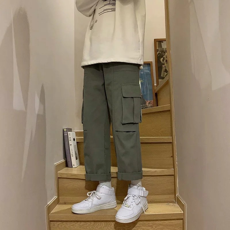 Quần Dài Thể Thao Phong Cách Đường Phố Kiểu Nhật Bản Sành Điệu Cho Nam S-3Xl | BigBuy360 - bigbuy360.vn