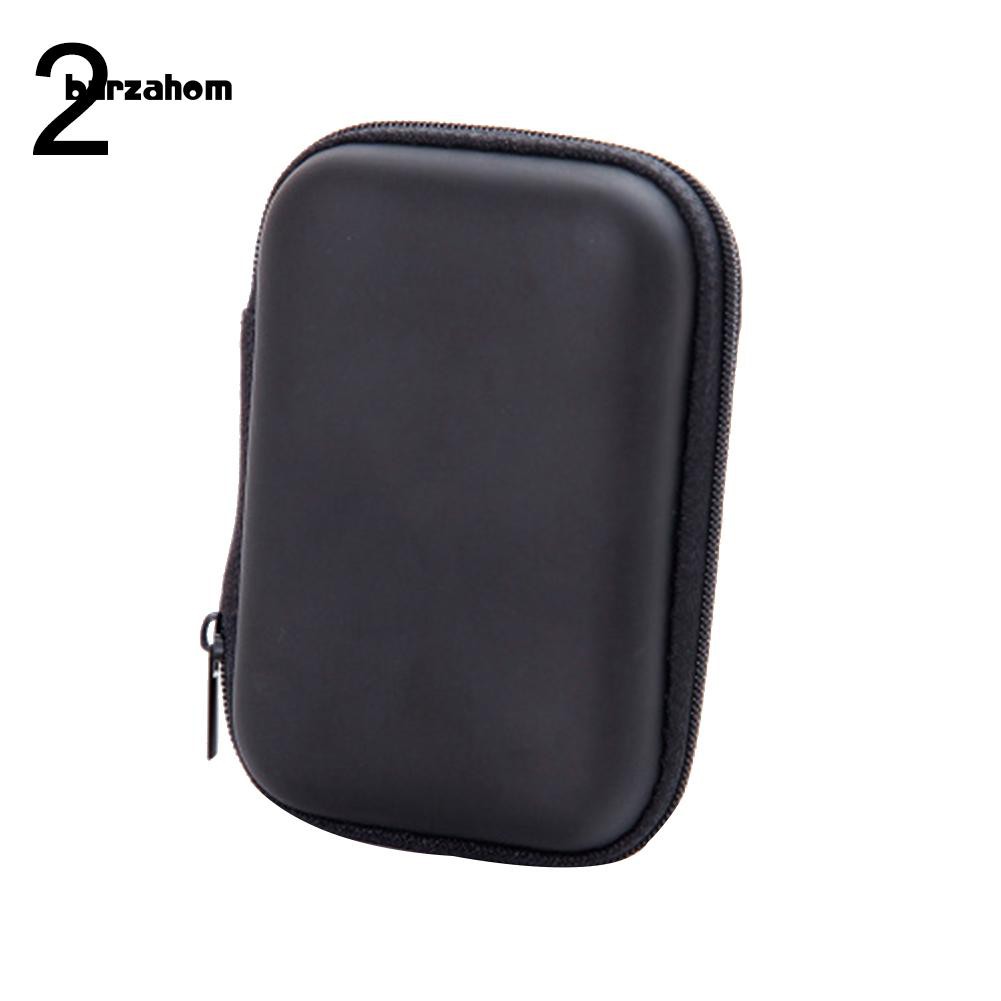 Túi đựng tai nghe mini khóa kéo hình chữ nhật/ vuông nhỏ xinh và tiện lợi