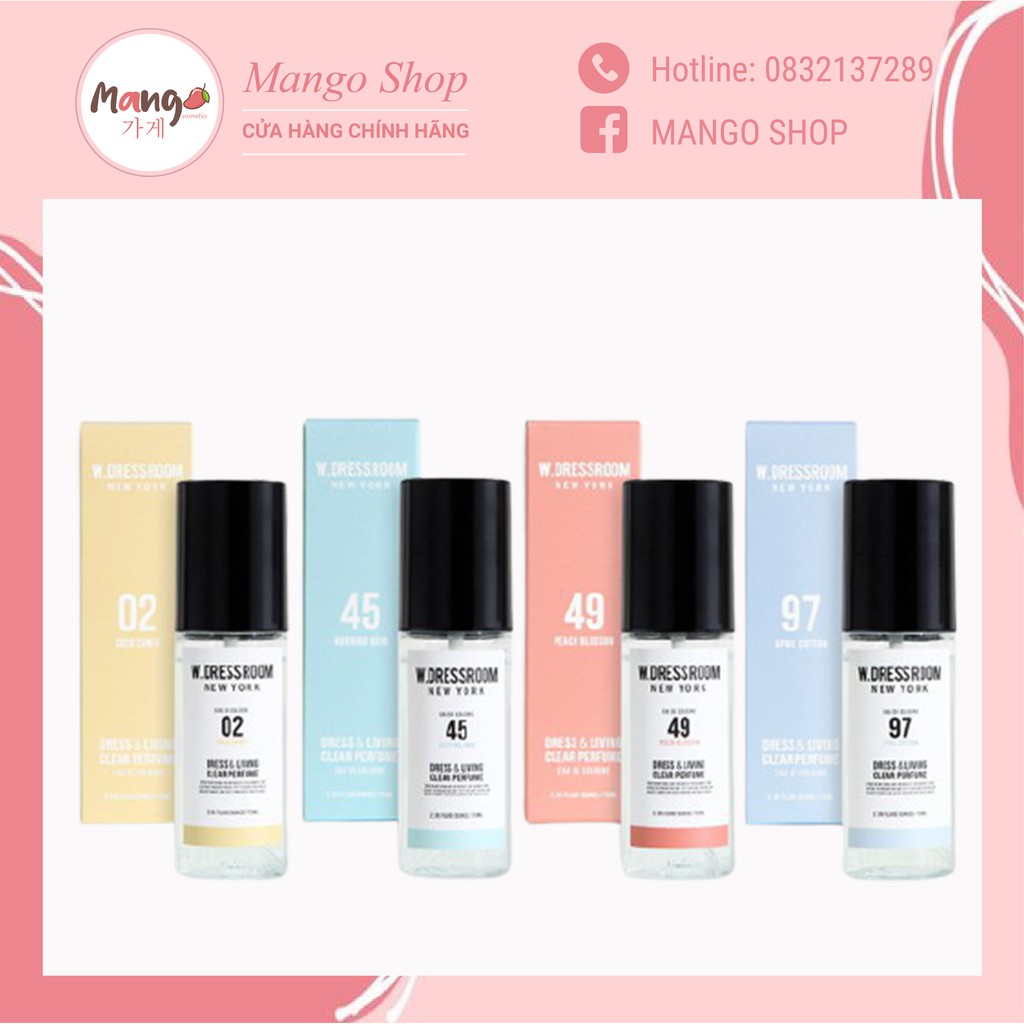 NƯỚC HOA W. DRESSROOM ( CÓ SẴN) - 70ml