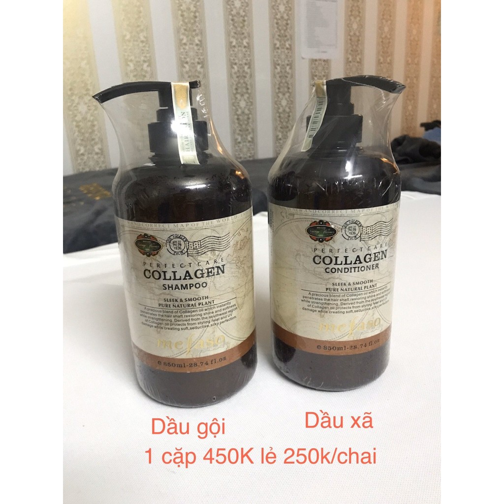 COLLAGEN SHAMPOO DẦU GỘI VÀ DẦU XẢ