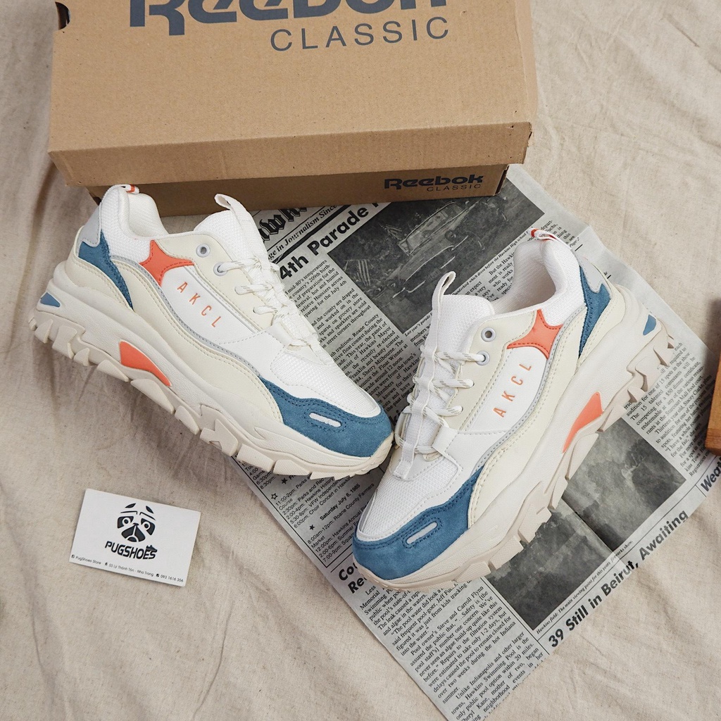Akiii Classic (Auth) Cream Blue chỉ có tại PUGSHOES STORE