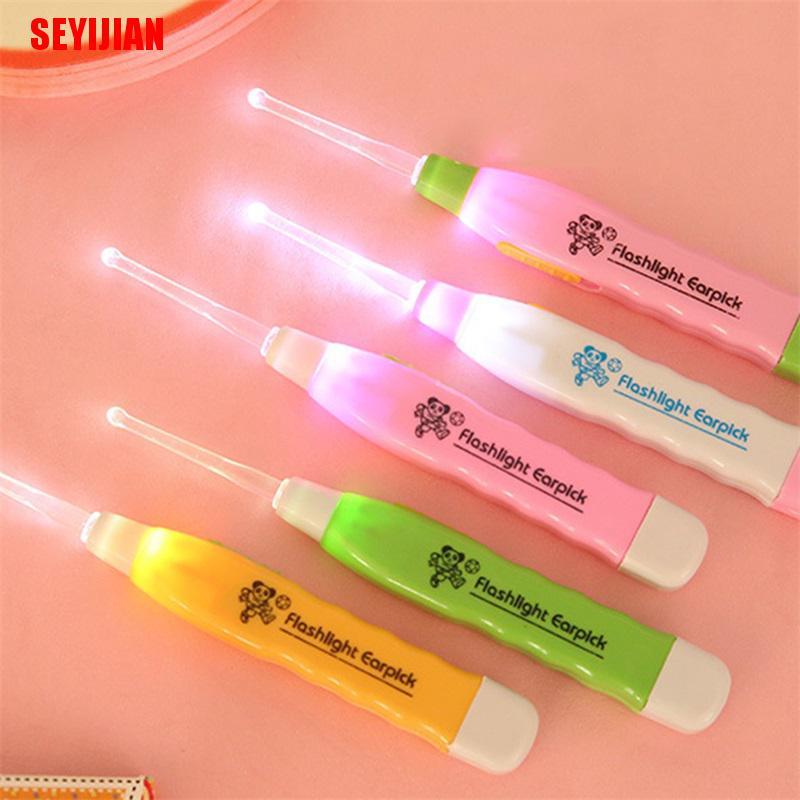 Bộ Dụng Cụ Lấy Ráy Tai Có Đèn LED Chăm Sóc Sức Khỏe Tiện Lợi