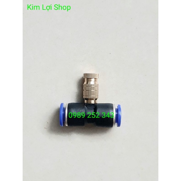 Cút nối phun sương 8mm nắp xanh