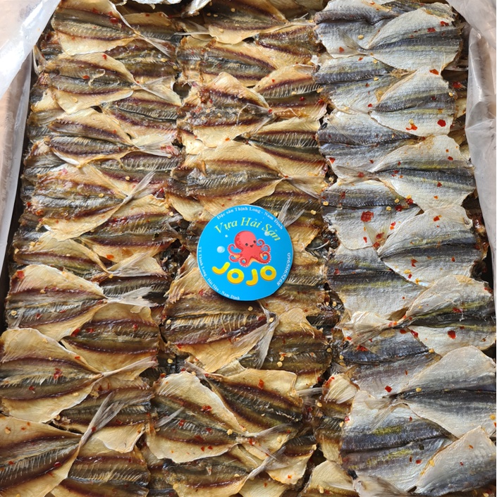 100Gr Khô Cá Chỉ Vàng Tẩm Gia Vị Có Ớt - Loại Ngon, Dày Mình - Đặc Sản Thịnh Long JoJo Seafood