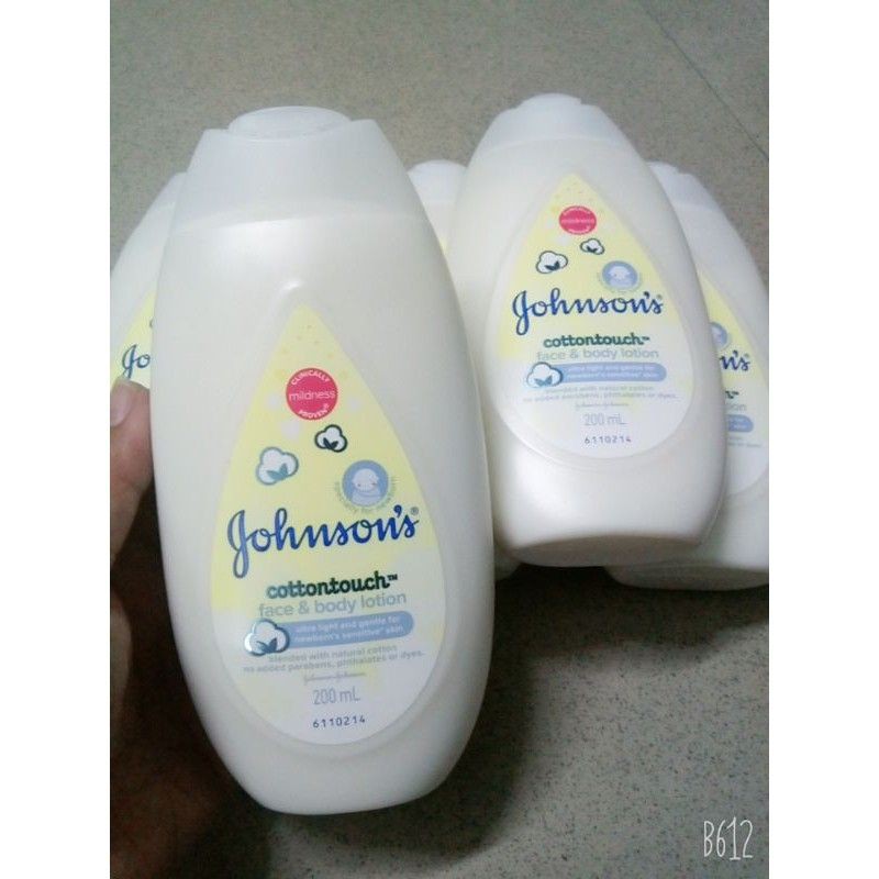 Sữa dưỡng thể Johnson's Milk & Rice lotion 200ml