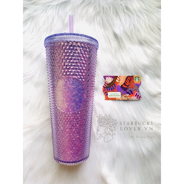 |CHÍNH HÃNG| LY STARBUCKS GAI TÍM SIZE KHỦNG 24OZ