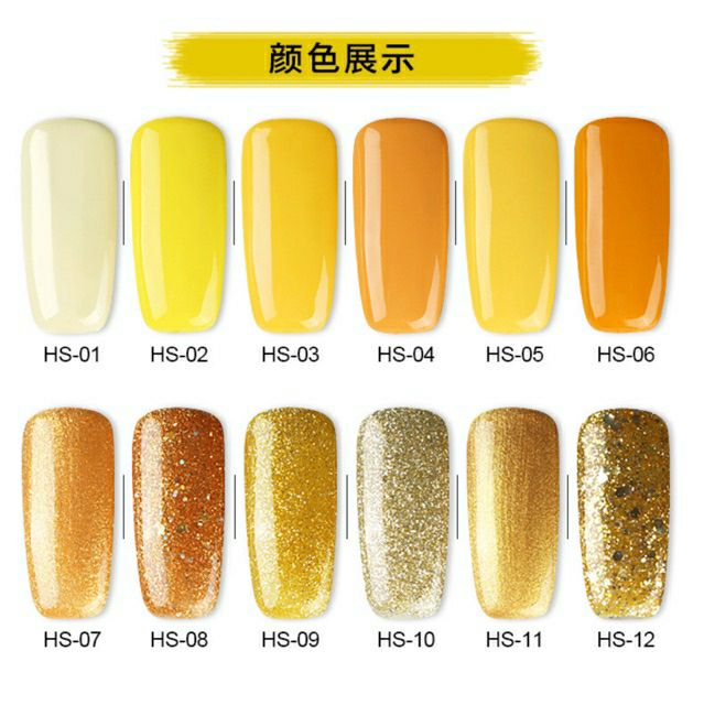 Sơn Gel AS mã HS Yellow Series Thiên Di Nail