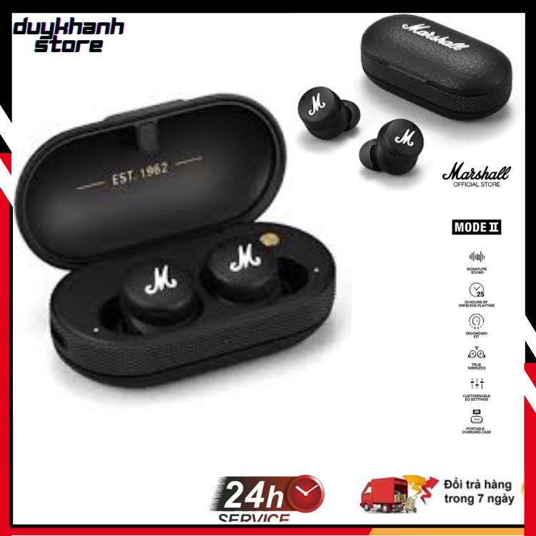 💥HÀNG CAO CẤP 💥 Tai Nghe Bluetooth Marshall💥Âm Thanh Tuyệt Đỉnh-Thiết Kế Tinh Tế-Kết Nối Bluetooth 5.0 Bảo Hành 6 Tháng