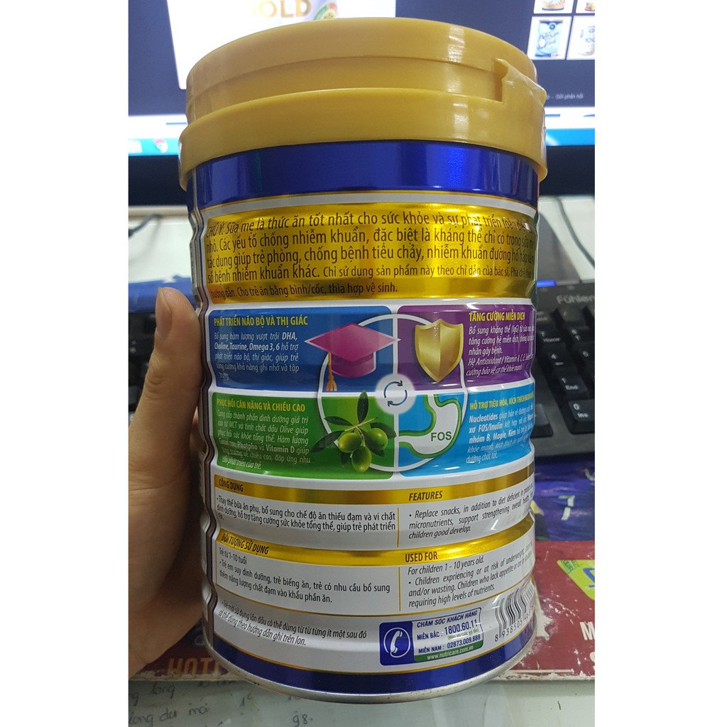 Sữa Care 100 Gold 900g (cho trẻ 1-10 tuổi)