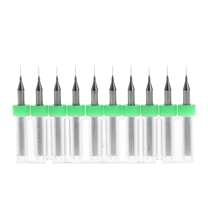 Bộ 10 Mũi Khoan Xoắn Ốc 0 2mm 1 8 Chuyên Dụng Bits