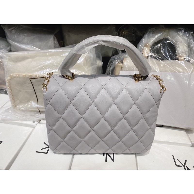 Túi lyn coco tay cầm ô trám MONIKHA M HANDBAGS