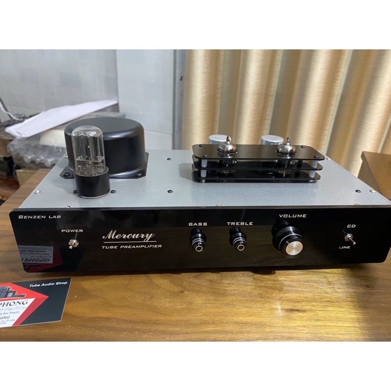 Tube pre bass treble vỏ sắt sơn tĩnh điện