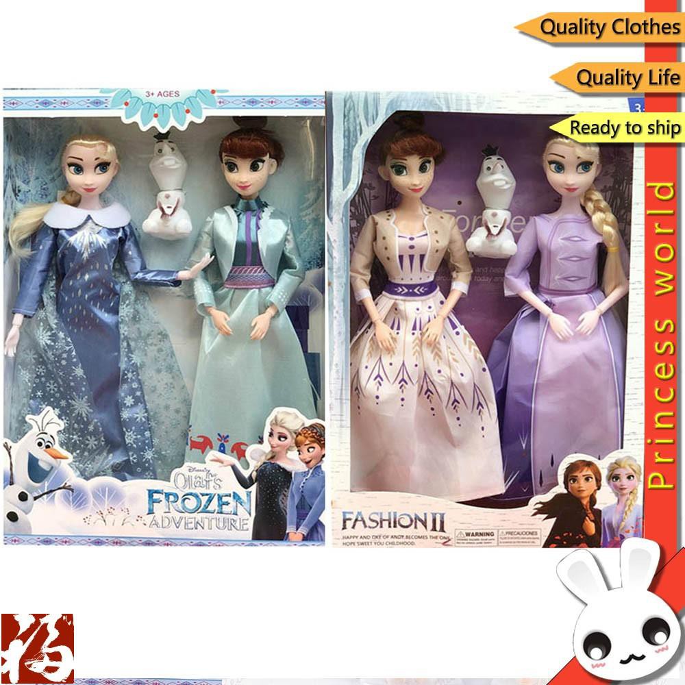 Búp Bê Nhồi Bông Hình Công Chúa Anna Elsa Olaf Trong Phim Frozen 2 Dành Cho Bé Gái 84224207