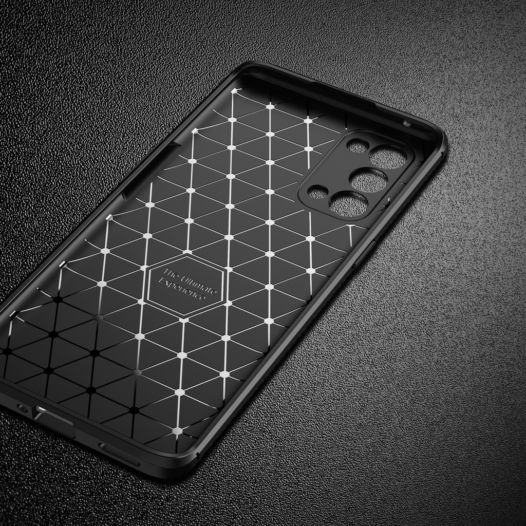 Ốp Lưng Họa Tiết Sợi Cacbon Cá Tính Cho Oppo Reno5 Pro 5g