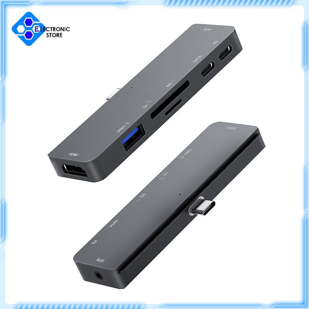 Bộ Chia 7 Cổng Usb-C Sang Hdmi 4k Pd Hub Fit Ipad Pro 11 / 12.9 2018 | BigBuy360 - bigbuy360.vn