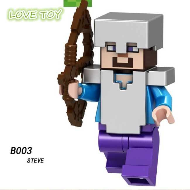 Đồ chơi khối lắp ráp con rối Minecraft Iron cho trẻ