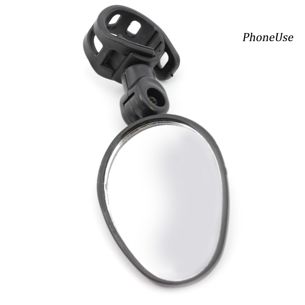 Gương chiếu hậu xoay 360 độ gắn tay lái xe đạp