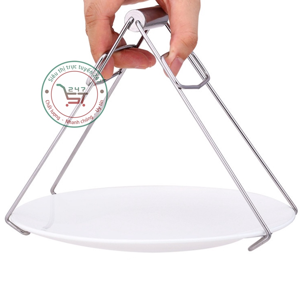 Kẹp gắp đồ nóng inox chống phỏng tay tiện dụng Kẹp nóng bền đẹp giá tốt cho gia đình bạn
