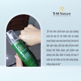 Sữa dưỡng trắng  da  xm - nature