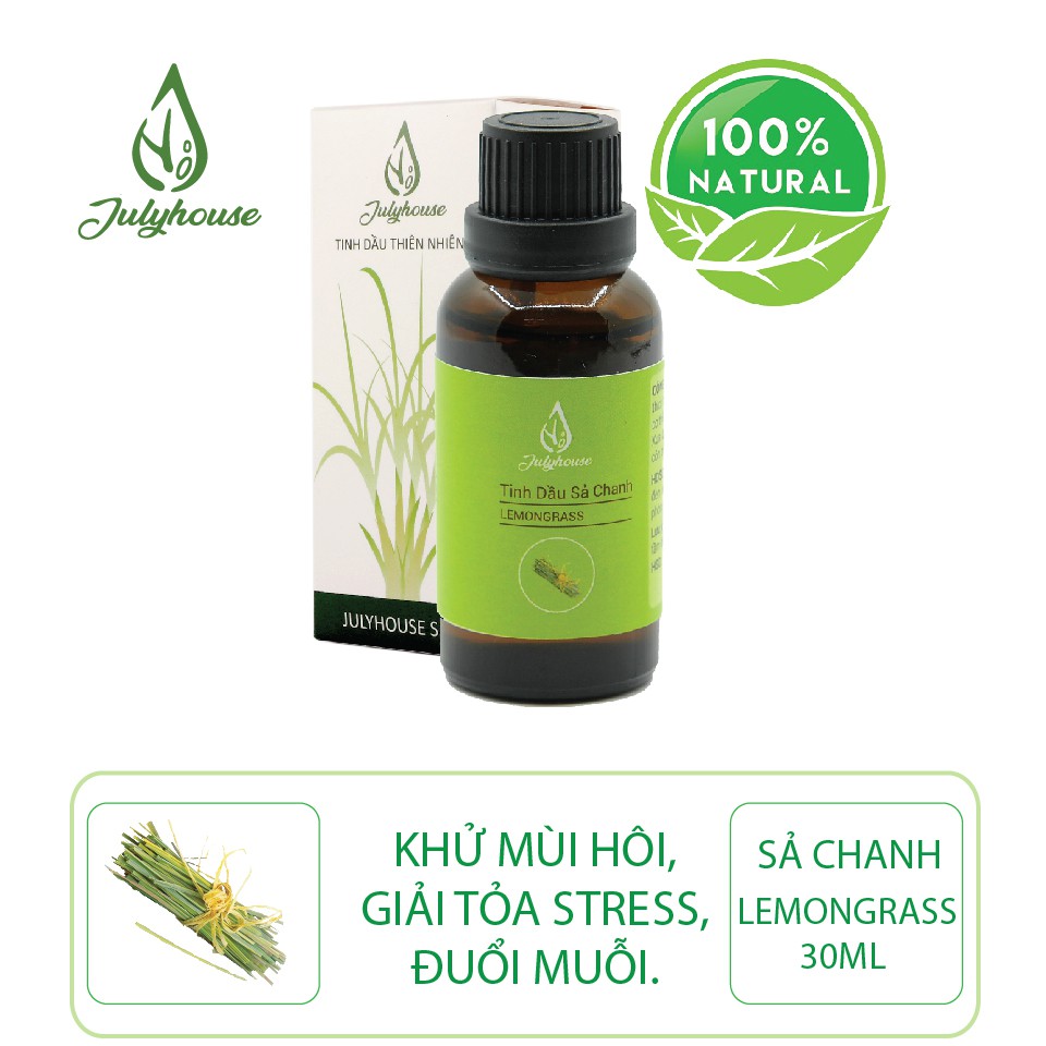 Tinh dầu sả chanh 10ml JULYHOUSE