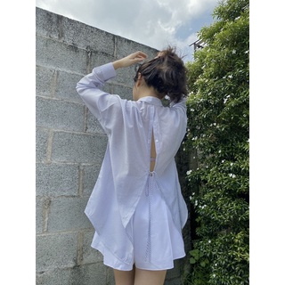 Áo sơ mi oversize - sơ mi nữ phong cách Hàn Quốc