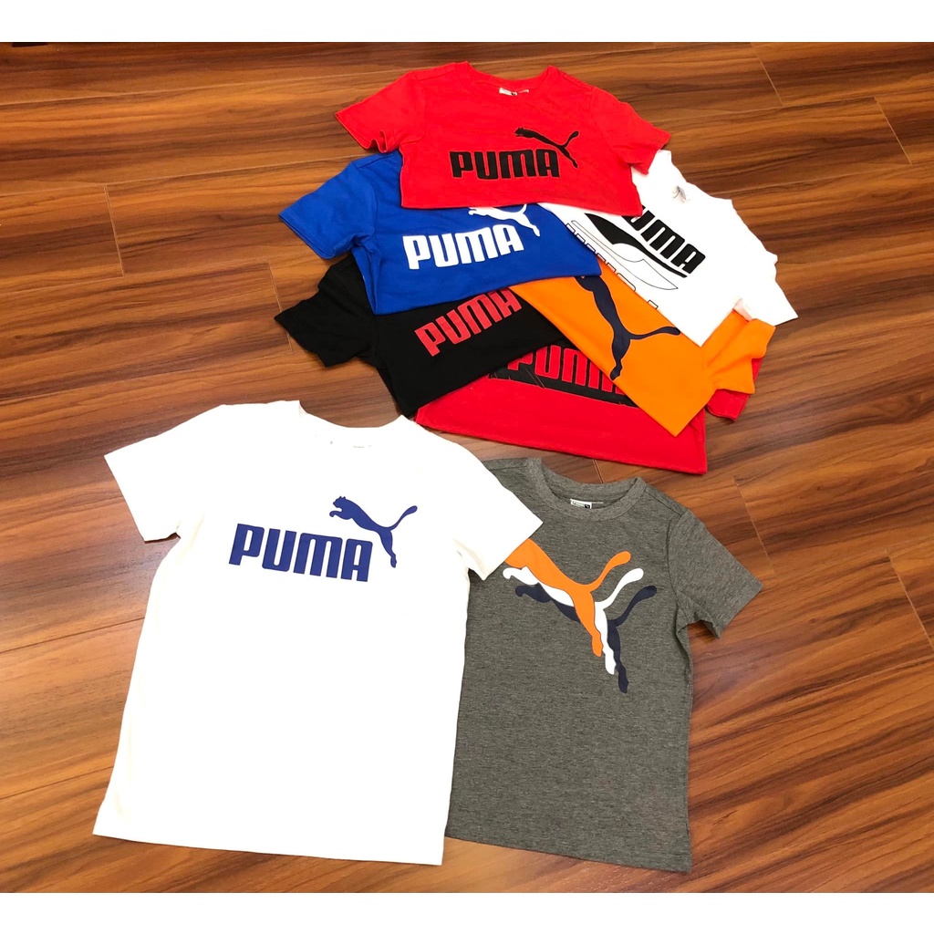 Áo cộc tay Puma BT hàng cambodia xuất dư xịn cực đẹp cho bé từ 8 đến 40kg