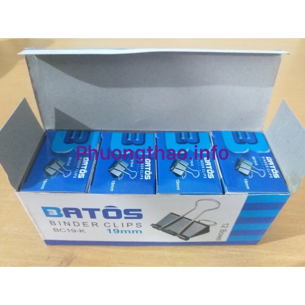 Kẹp sắt đen, kẹp tài liệu 15mm,19mm,25mm