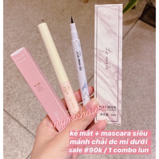 COMBO KẺ MẮT NƯỚC + MASCARA SIÊU MẢNH LAMEILA
