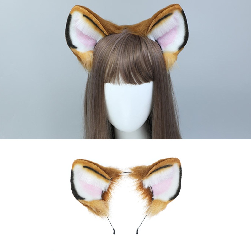 Băng Đô Tai Hổ Lông Xù Đáng Yêu Dành Cho Bạn Thân Hóa Trang