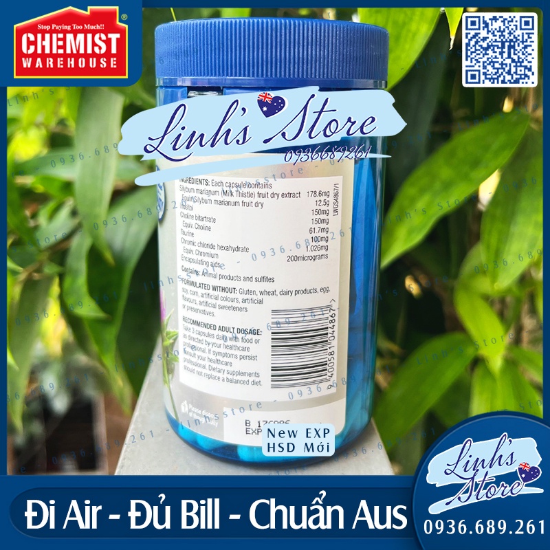 Thải độc gan Wagner Liver Detox - 100 viên 💙 Chemist Warehouse - Úc | linhsstore