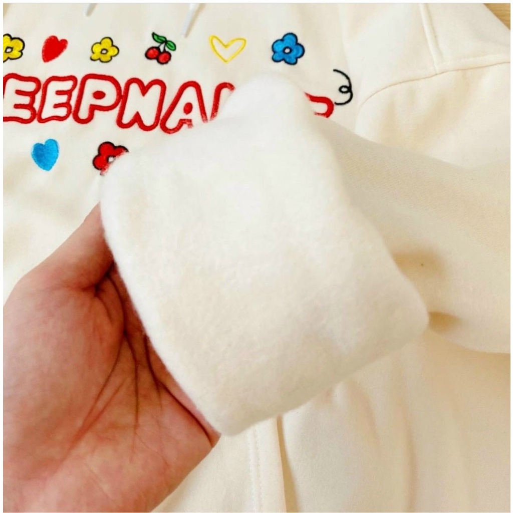 Áo HOODIE KEEP Cao Cấp Nam Nữ Chất Nỉ Bông Ngoại Dày Dặn