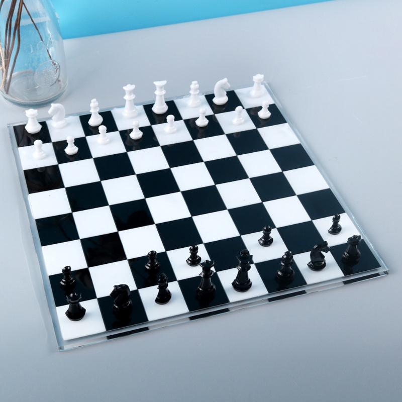 Khuôn Silicone Làm Đồ Thủ Công Hình Bàn Cờ Vua