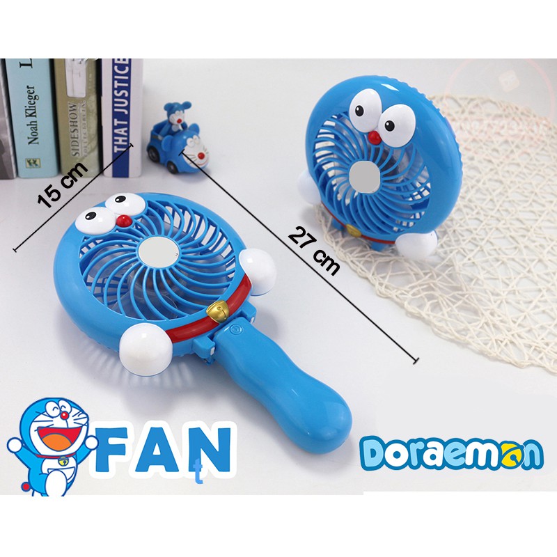 QUẠT BÀN SẠC ĐIỆN DOREMON