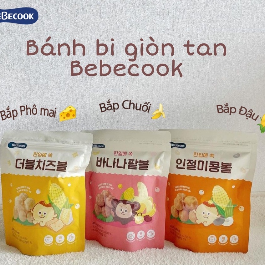 Bánh bi ăn dặm cho bé từ 12 tháng tuổi Bebecook - BoBa store