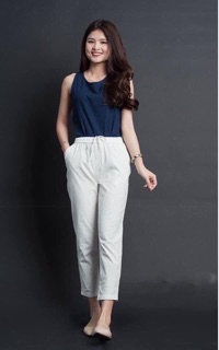 Quần Baggy Đũi _ Vải đũi xước cao cấp