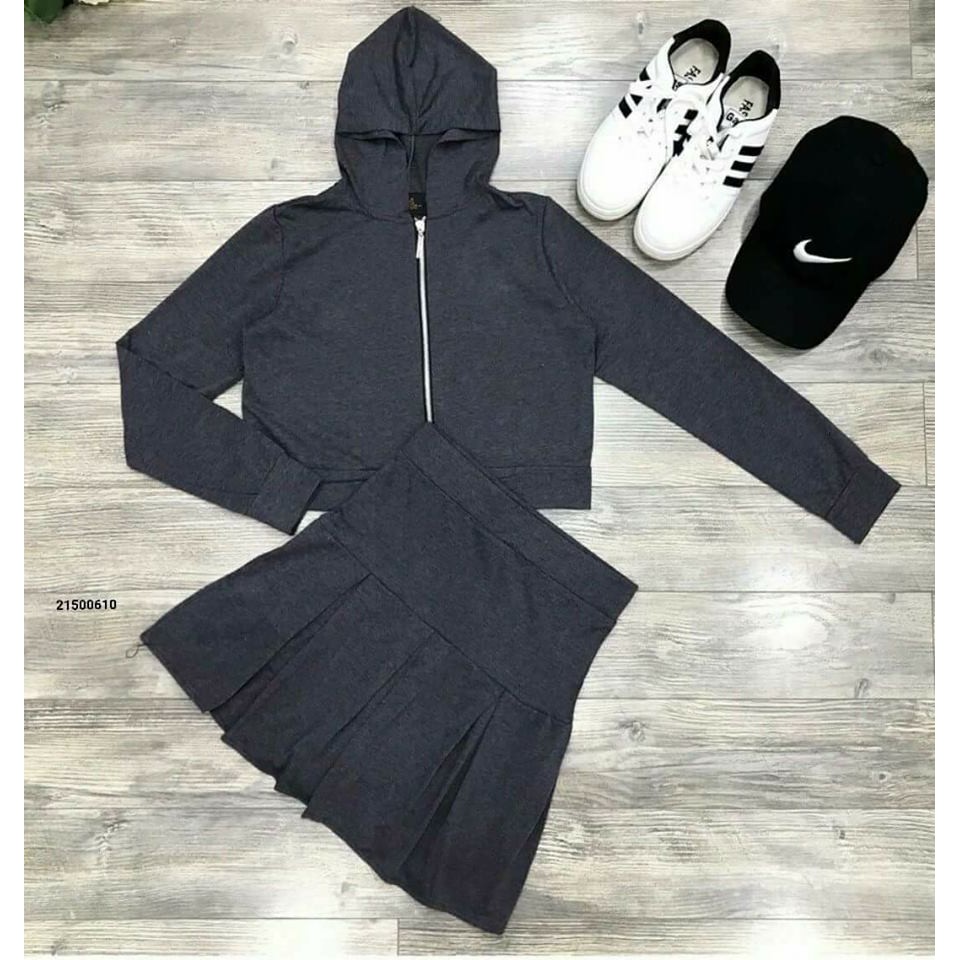 Set thể thao c.váy xếp ly