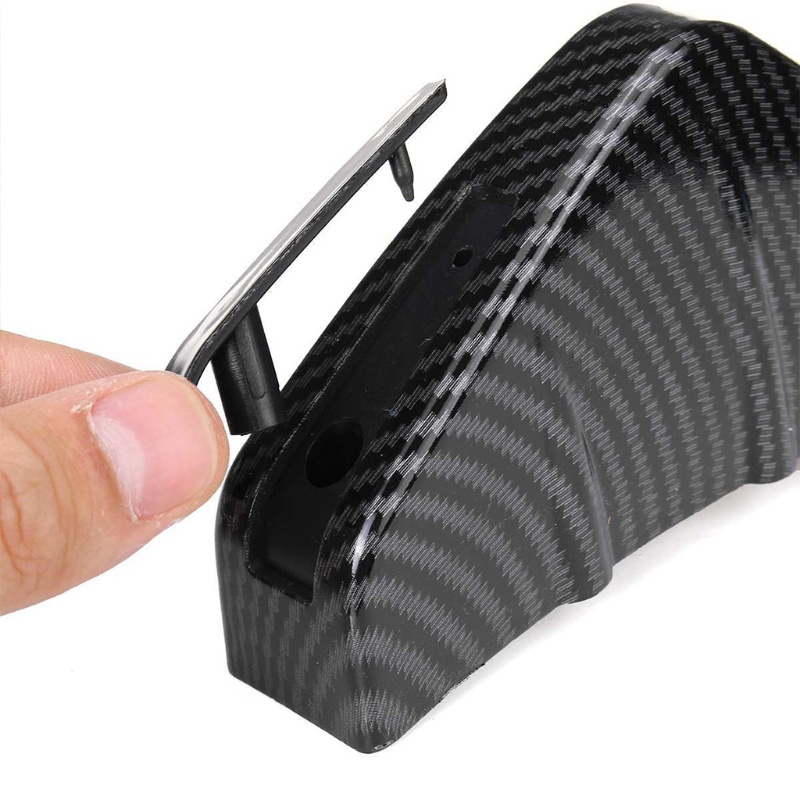 Set 4 Ốp Bảo Vệ Cản Sau Xe Hơi Hình Vây Cá Mập Chất Lượng Cao