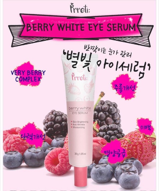 Serum Dưỡng Mắt - PRRETI BERRY WHITE EYE SERUM | BigBuy360 - bigbuy360.vn
