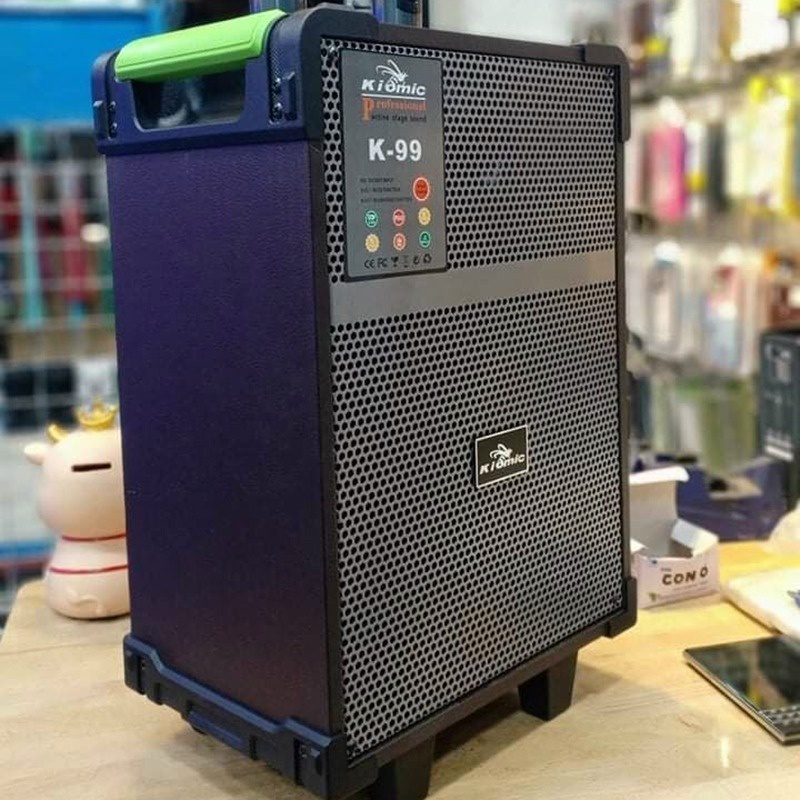 Loa Kéo Hát Karaoke Hay Nhất Hiện Nay, Mua Loa Kéo Kiomic K99 Ốp Da Cực Đẹp Tặng Kèm 2 Mic Hát Chất Lượng, Công Su
