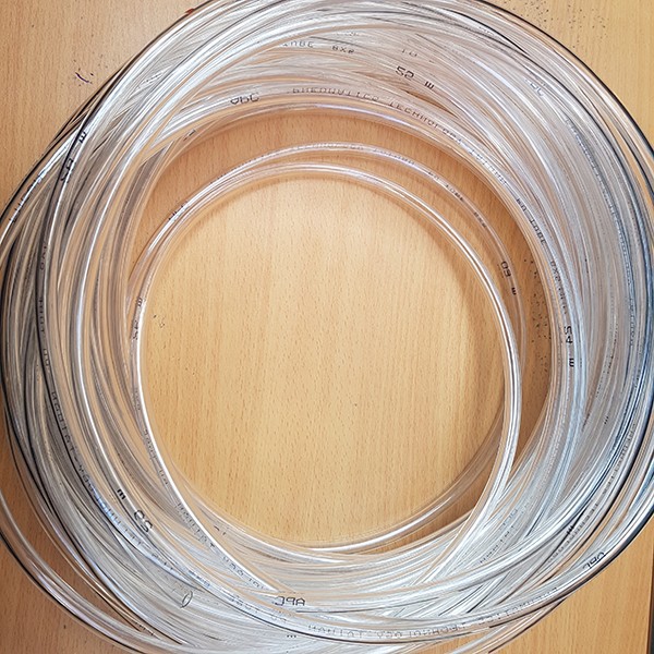 Combo 10m dây hơi khí nén Đài Loan mầu trắng trong đường kính 8mm