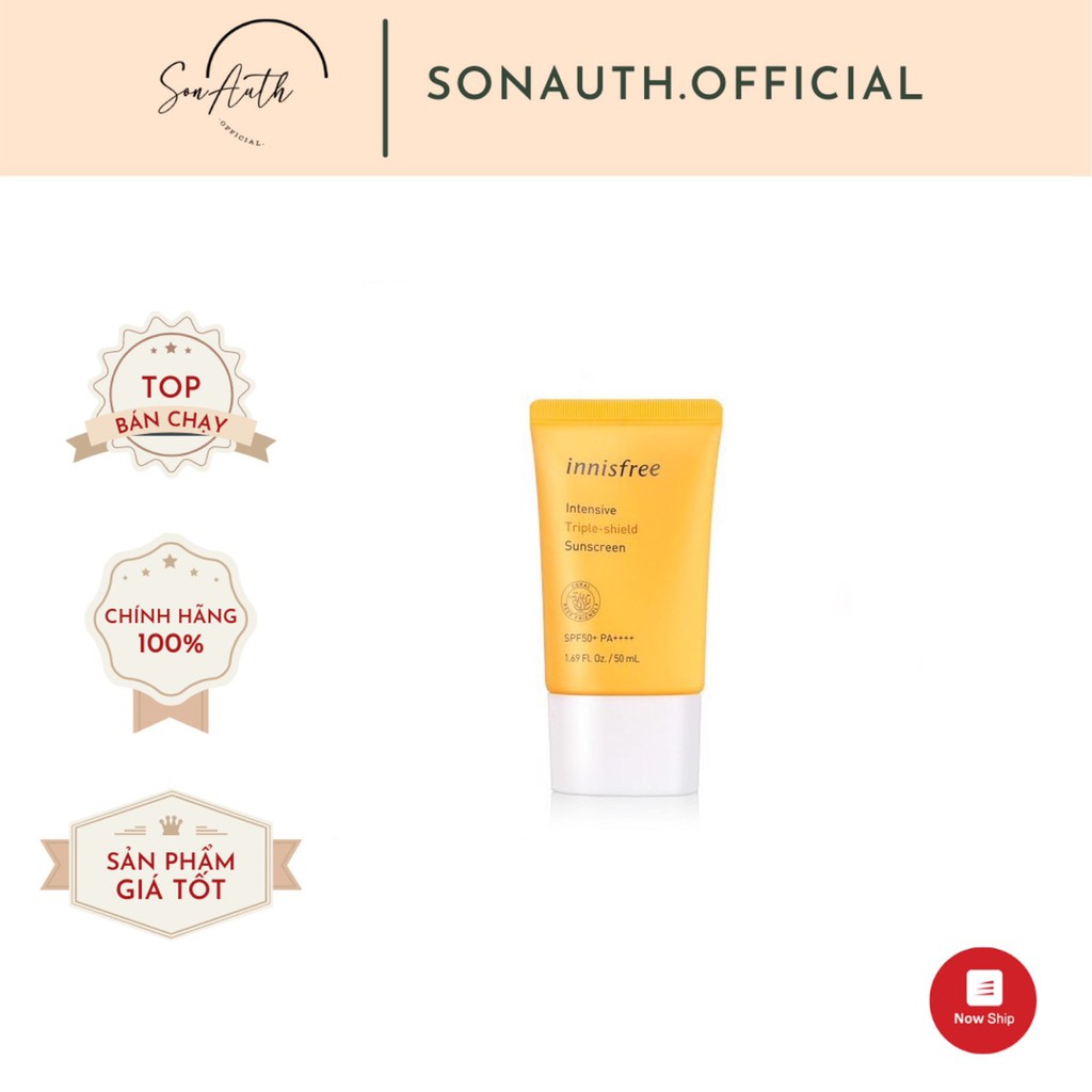 Kem chống nắng Innisfree Perfect UV protection Triple -Shield Spf50+/PA++++