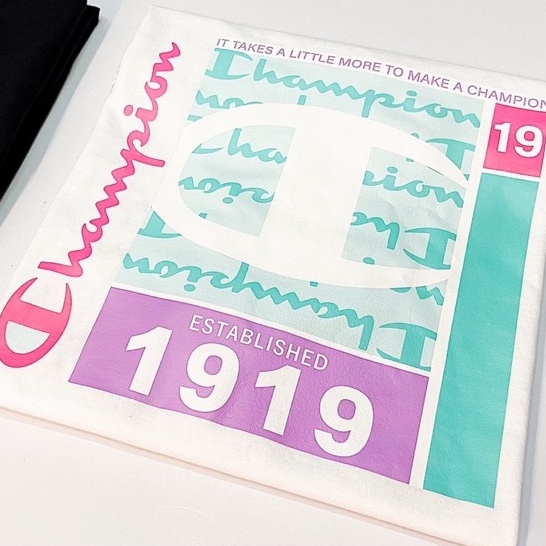 Áo thun Champion Retro Colorblock- 100% Authentic