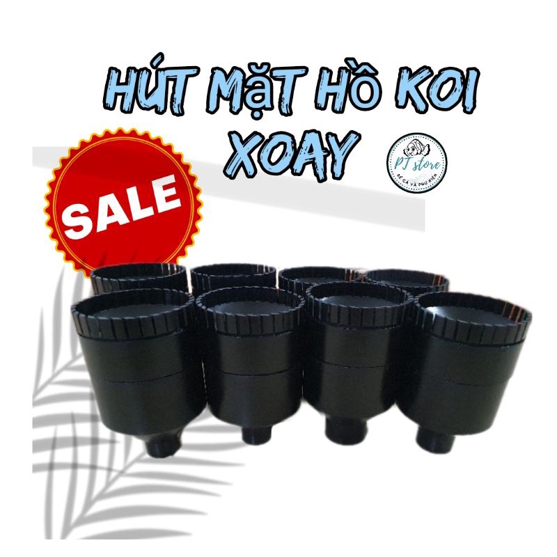 Hút mặt hồ koi xoay, hút mặt bể cá koi, hút lọc mặt nước đủ các kích thước