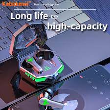 KEBETEME Tai Nghe Tai Nghe Bluetooth Không Dây TWS Tai Nghe Chơi Game Giảm Tiếng Ồn Chống Nước Chất Lượng Âm Thanh Vòm Â