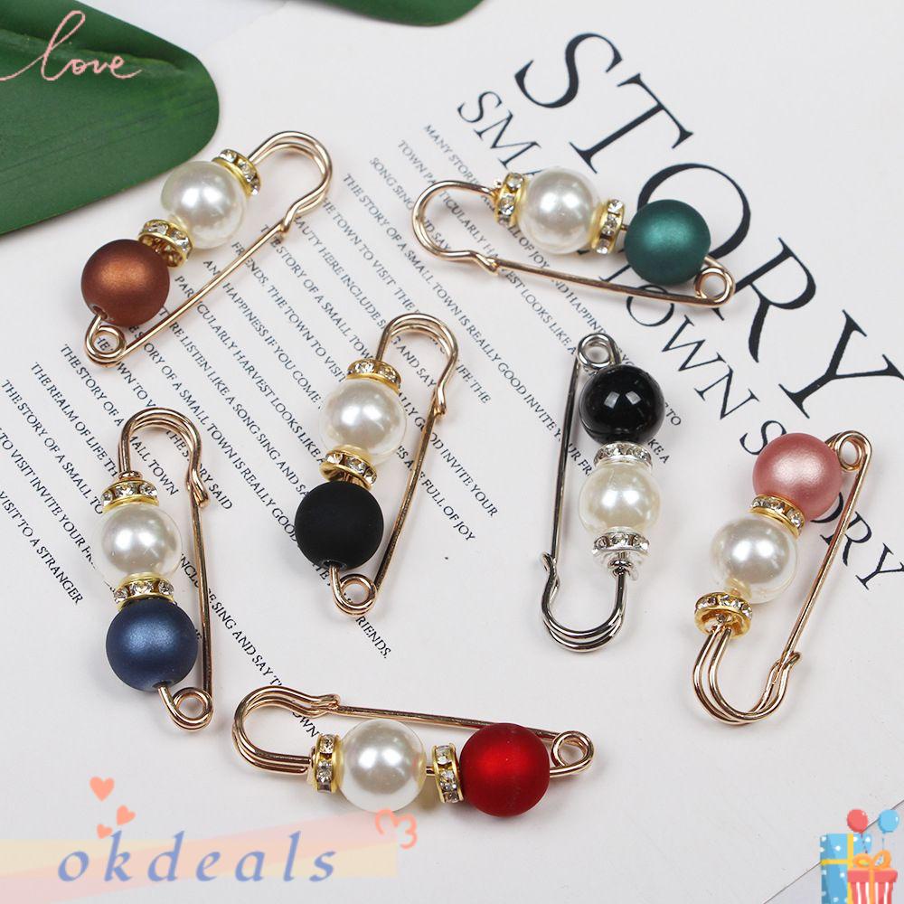 Ghim Cài Áo Đính Ngọc Trai Nhân Tạo Dành Cho Nữ