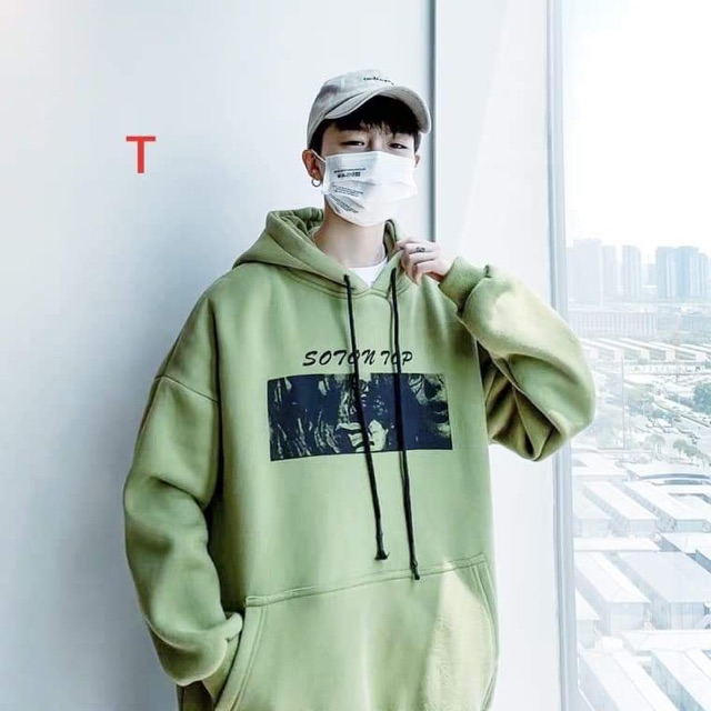 Áo hoodie SOTONTOP in ngực DTR1019