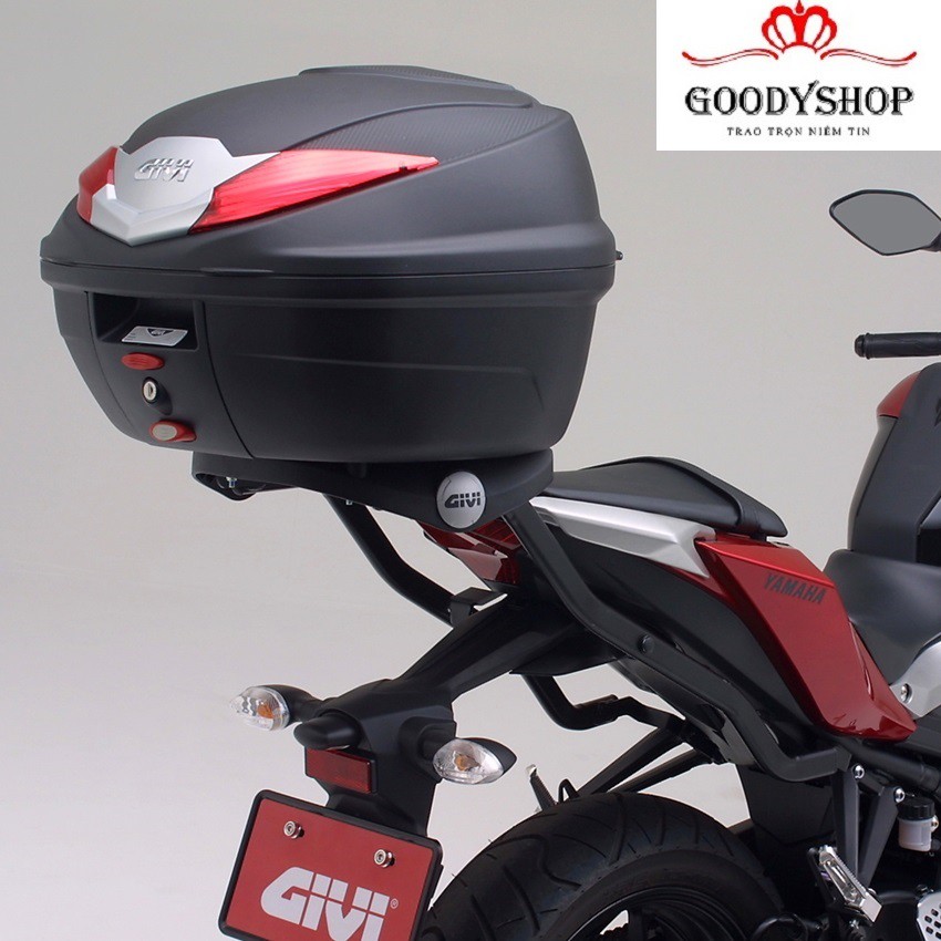 [Thùng đựng đồ xe máy Givi B360N] 36L Monolock System Technology Tặng đế đệm Hàng chính hãng-GOODYSHOP