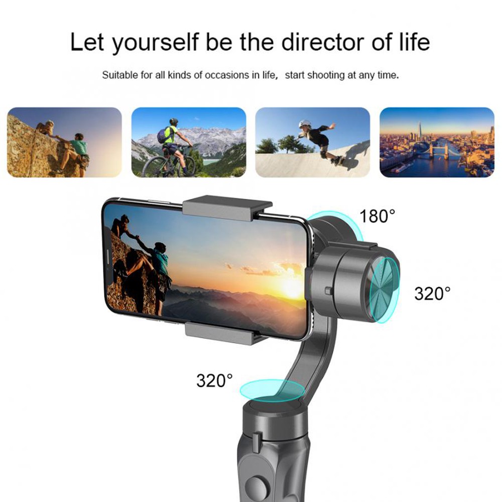 Tay cầm chống rung cho điện thoại H4 VLOG Pocket - Gimbal chống rung cho điện thoại | BigBuy360 - bigbuy360.vn